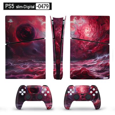 Astral Art Vinyl Skin Sticker for PS5 Slim Digital Console and 2 Controllers Decal Cover