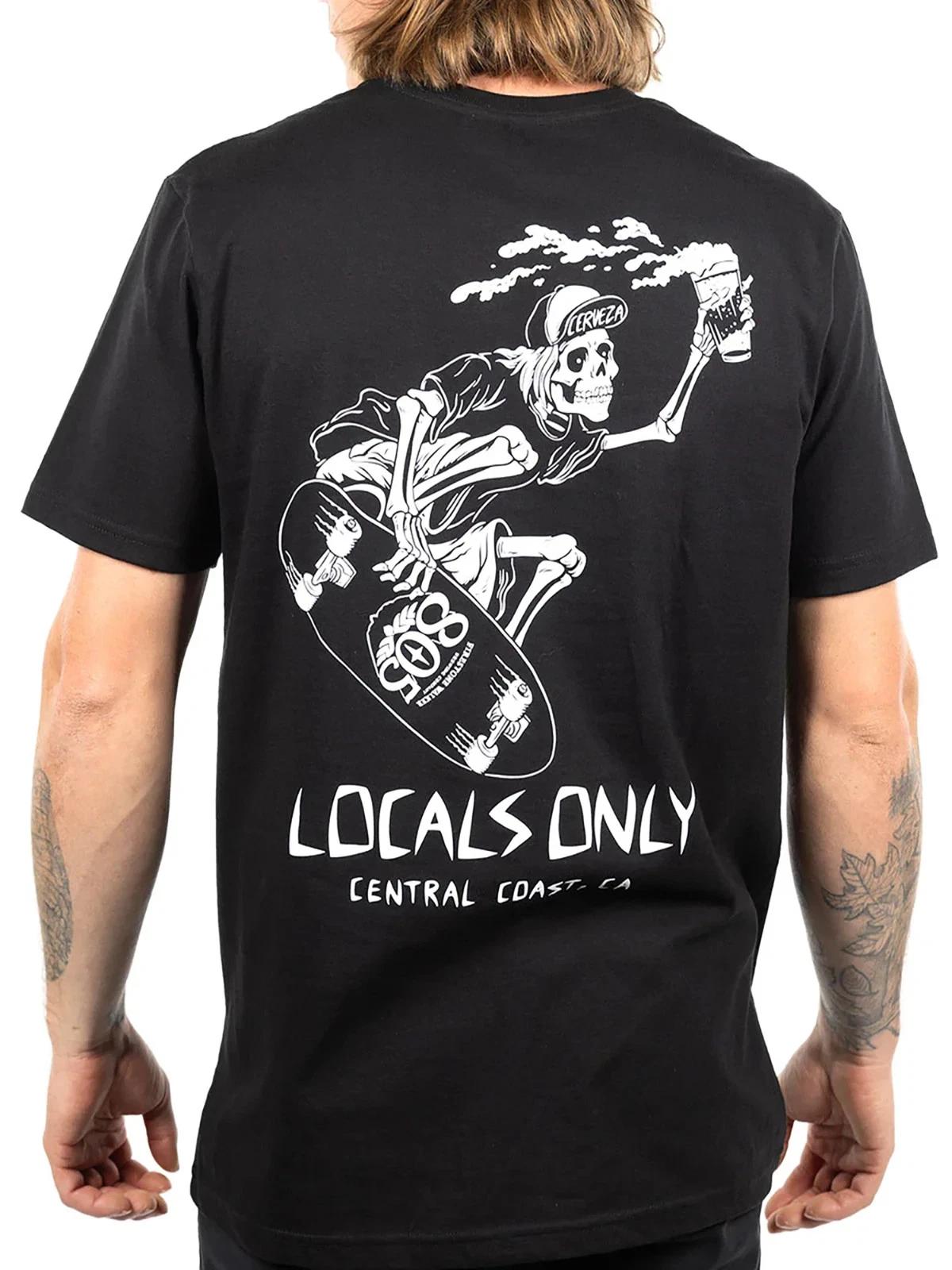 Мужская футболка Fasthouse 805 Premier Locals Only Футболка скейтера Центральной Калифорнии XXXXL