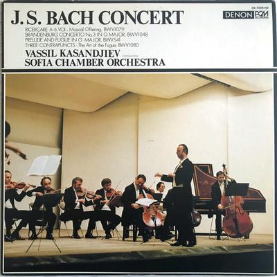LP Record VASSIL KASANDJIEV SOFIA CHAMBER OR  J.s. Bach Concert OX7028ND DENON Japan Classical Used