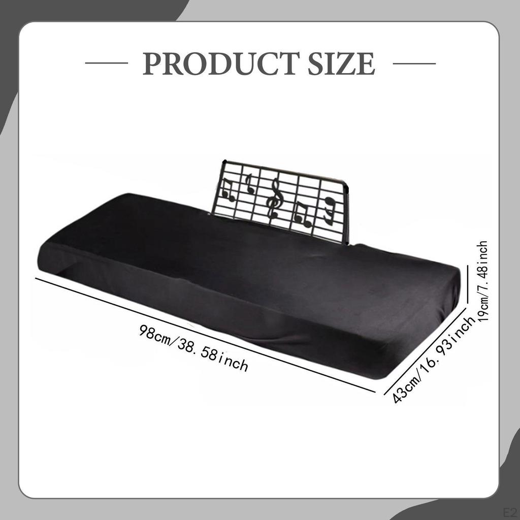 Oxford Cloth Protector for Piano Keyboards, Easy to Use