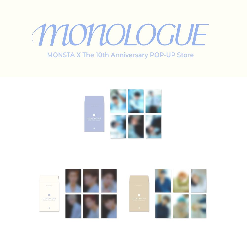 

Предзаказ Набор открыток MONSTA X К 10-летнему юбилею POP-UP магазина MONOLOGUE A ver.