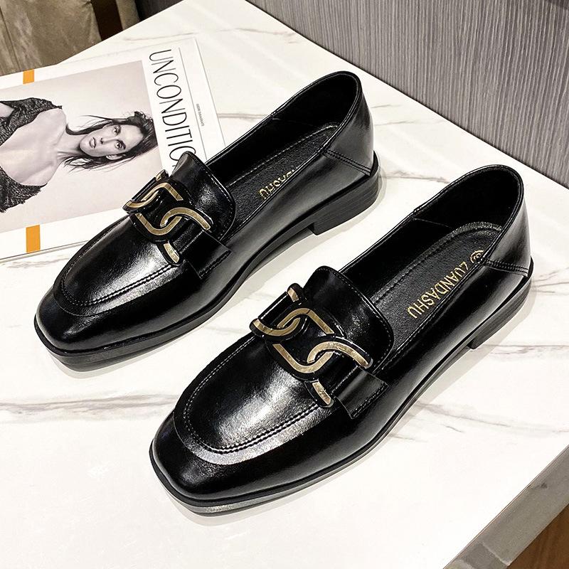 Soft Shoes Woman 2025 Pointed Toe Casual Female Sneakers All-Match Shose Women Oxfords Women's Modis British Style New Cross