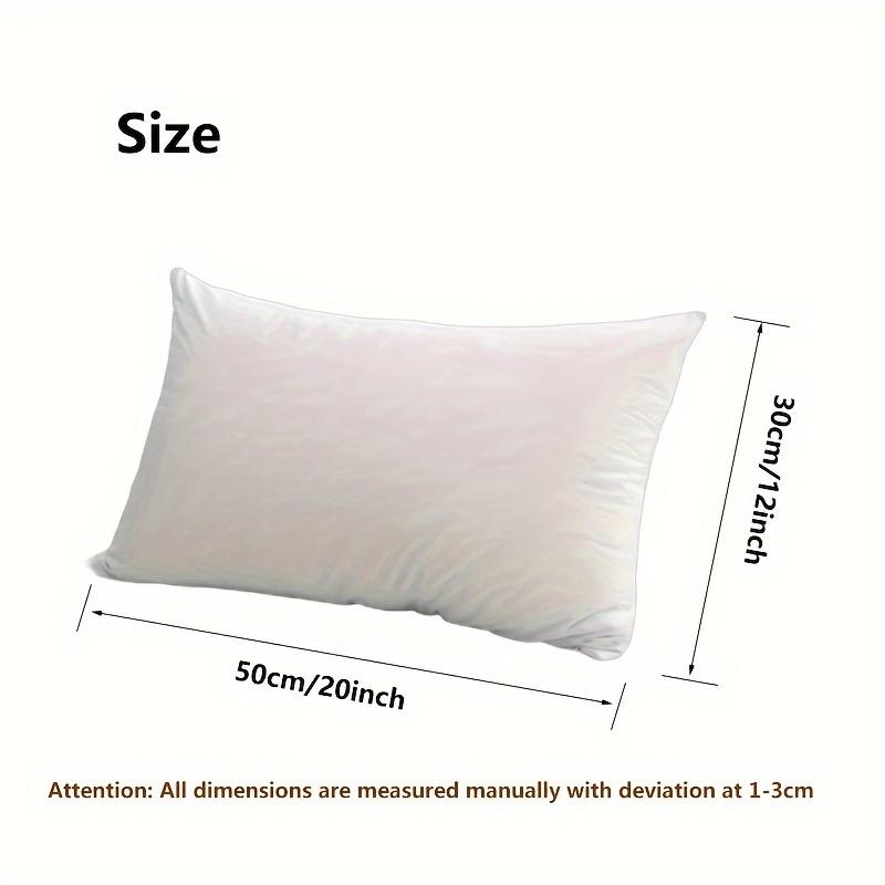One piece set standard white high rebound pillow cushion core sofa car seat home interior decoration pillow 30x50cm 50x30cm