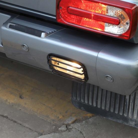 Steel Car Rear Fog Lamp Grille Cover Fog Light Trim For Benz G Class 2007-2018