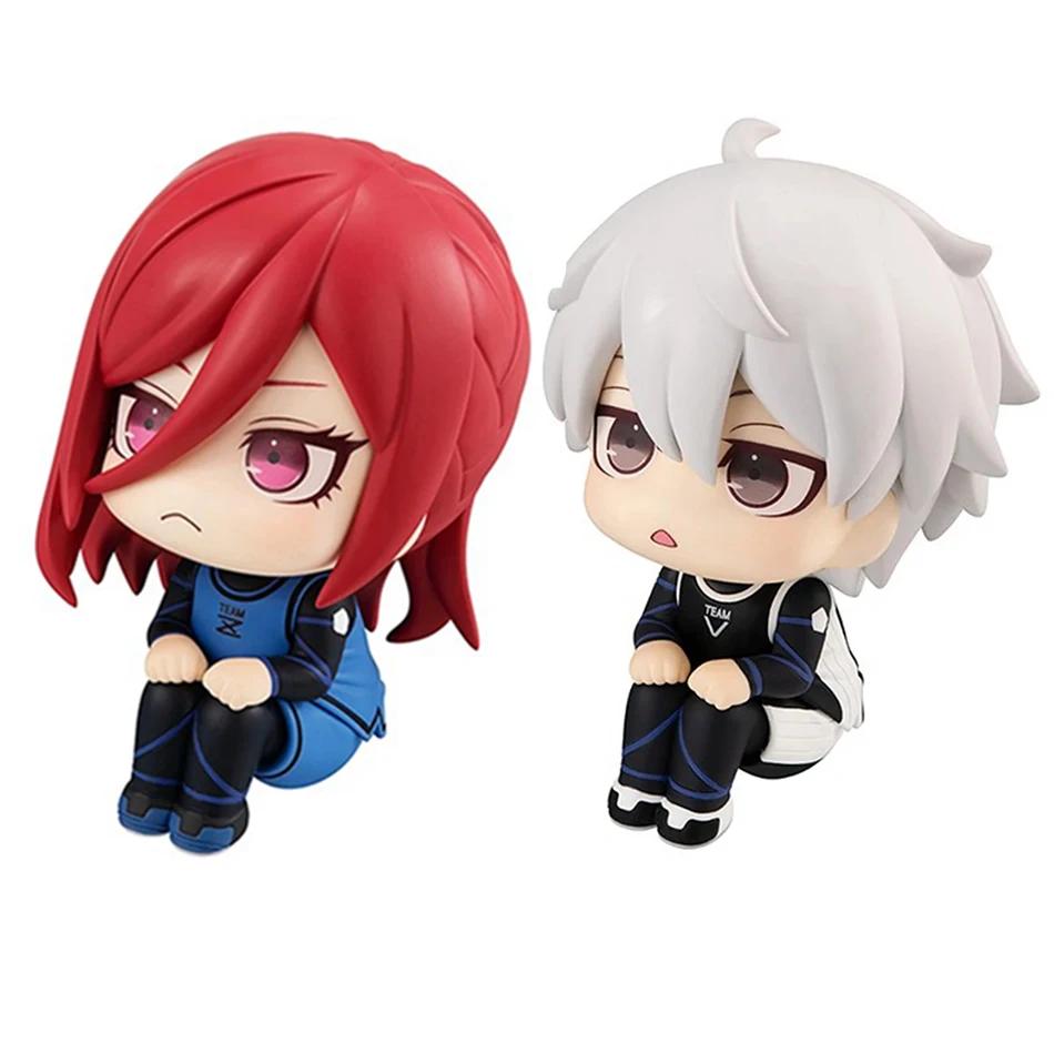 Blue Prison Mini Figurine 10cm Jieshi Yifeng Le Hui Figurine Anime Peripheral Children's Toy Doll Car PVC Figurine Ornament