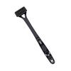 Foldable Back Scratcher Ergonomic Handle Portable Multi Functional Pet Grooming Comb Massage Scratcher Black