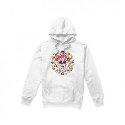 Mens Day Of The Dead Ernesto Miguel Hector Patch Hoodie