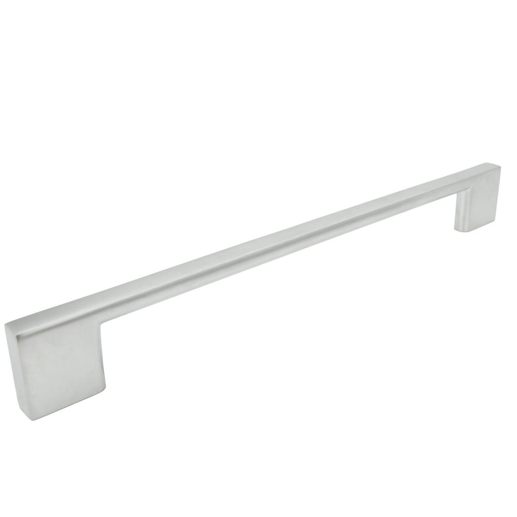 4 X Silver Furniture Handle 256 Mm Metal