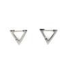 Glory_Arden [Unisex] Surgical Steel One-Touch Triangle Earrings / Gte-102