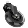 5x Ikea Office Chair Casters, Rubber, Silent, Swivel, Office Chair