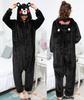 Adult Cartoon Red Dinosaur Flannel Onesie Pajamas for Autumn/Winter
