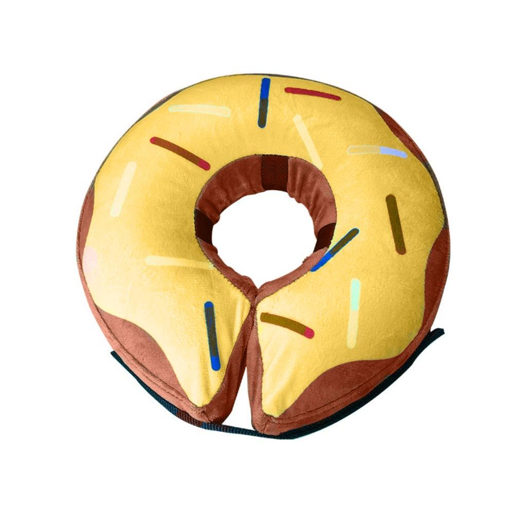 Protective Pet Recovery Cone Adjustable Inflatable Elizabeth Cone Collar Fastener Tape S/M/L/XL Dog Lick-proof Collar Wound