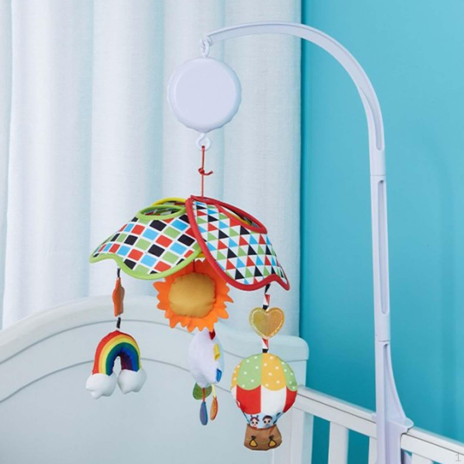 

Crib Music Box Mobile Motor Room Decor Gentle Easy to Carry Adjustable Volume 36 Tunes