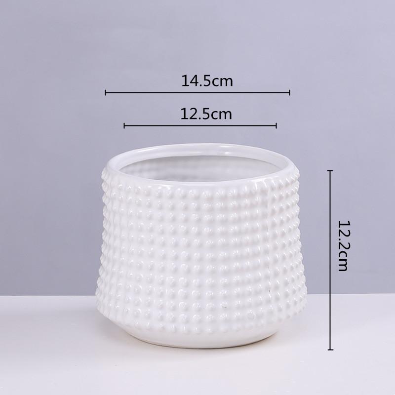 Zlatý keramický květináč Sukulentní květináč Květináč Váza Terárium Květináče Balkonové dekorace Plantas Accesorios Domácí dekorace