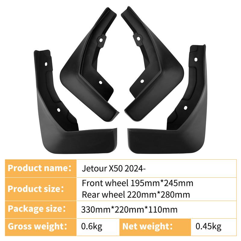 Suitable for Chery Jetour X50 2024-2025 Car Tire Fender Skin Modified Off-road