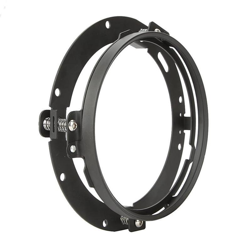7 Zoll Runder LED-Scheinwerfer Montagehalterung Ring für Auto Jeep Wrangler JK Suzuki Samurai für Harley Motorrad 7" Halterung
