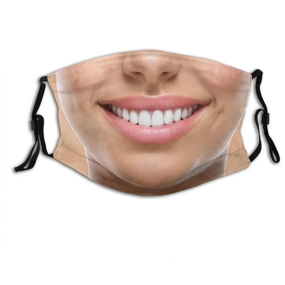 3D Three-dimensional Mask Personality Creative Social Funny Imitation Facial Expression Dance Cotton Printed Mask