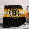 Boston Bruins2 Flannel Blanket, High quality Comfortable for All Seasons, Home Decor, Warmth and Comfort