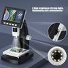 4.3 Inch Digital Microscope with 1000X Magnification & Adjustable LED Light for Electronics Inspection & Hobbies