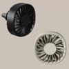 Car Fan Usb Car Air Outlet Cooling Fan Adjustment Powerful Cooler With Light 3 Speed Fan Car Rear Seat Heat Dissipation Cooling