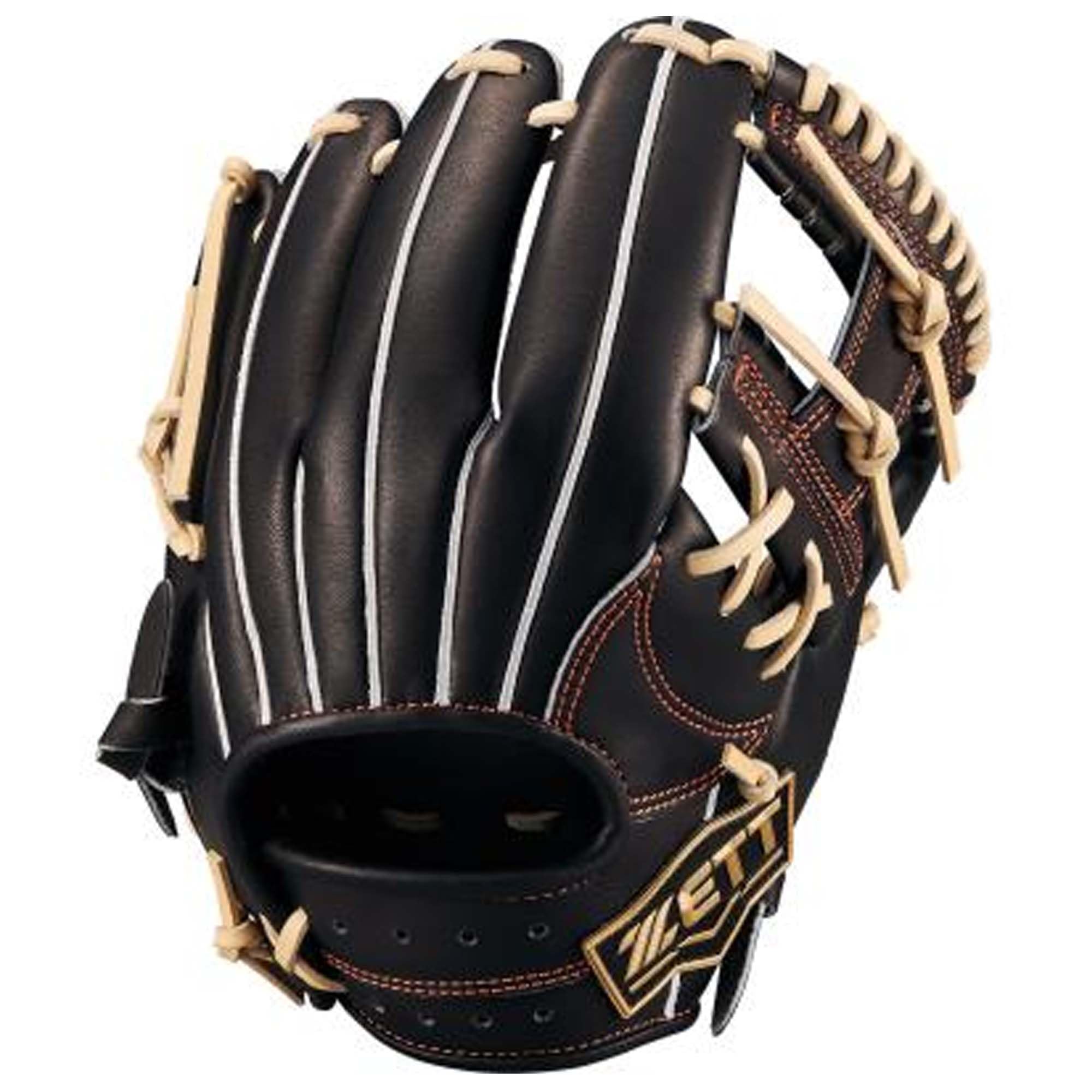 

ZETT Neo Status VL Hard Baseball Infield B BPGB25410 Glove, All-Around, Black/Pastel (1932), Size L,