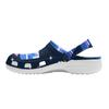 Unisex White Printed EVA Travel Clogs Breathable Soft Sole Slip On Travel Use Beach Garden Daily Walking Beach Sandals Home Use