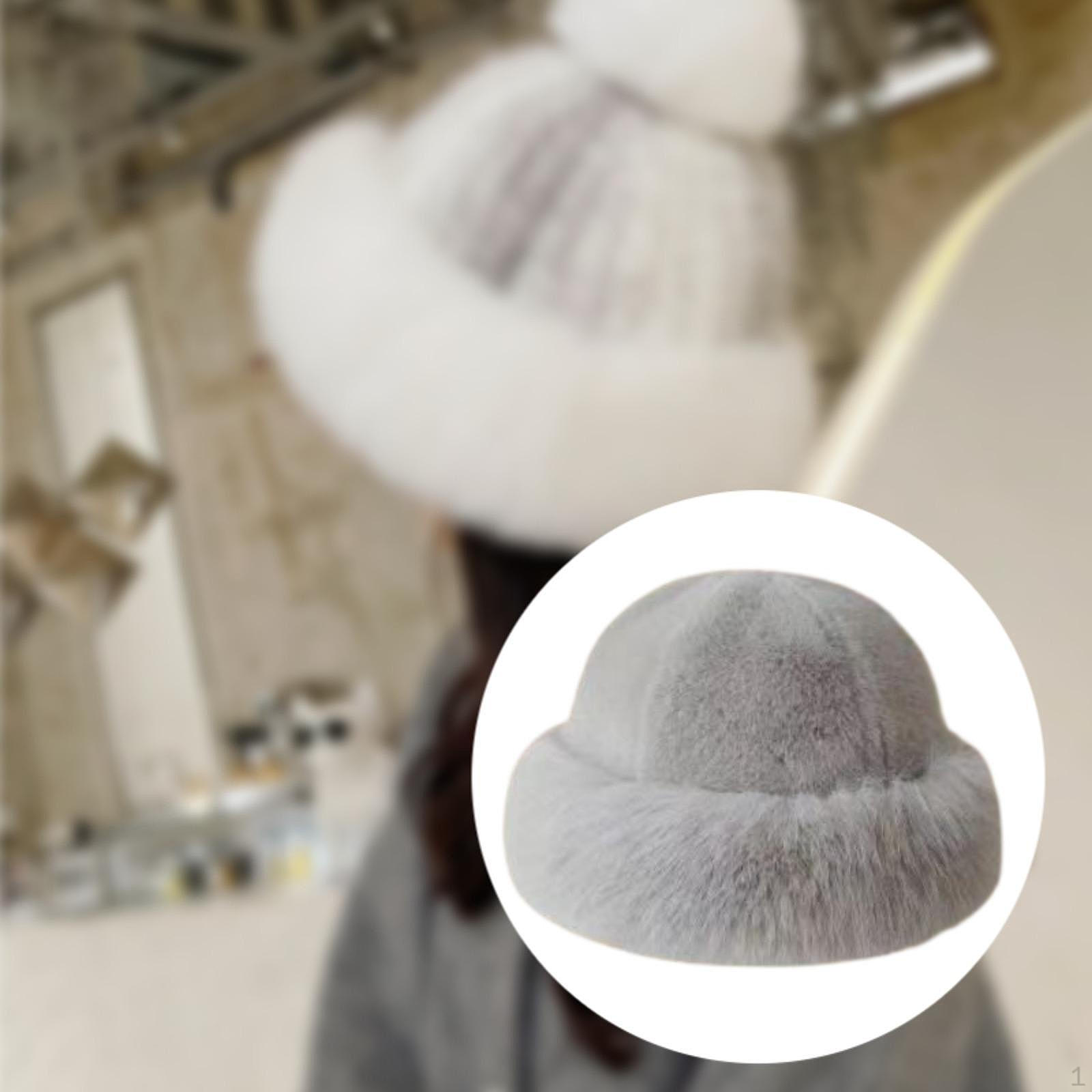 

Казачья шапка русский головной убор зимний искусственный мех для девушек на мотоцикле светло-серый