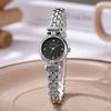 Luxury Bracelet Watches Round Shape Wristwatches Simple Elegant Bangle Bracelet  Fashion Accessory