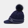 Cap Beanie Knit Logo Embroidery with Brim Golf C25291218 [Callaway] Women's