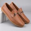 Fashion Genuine Leather Mens Loafers Handmade Casual Driving Flats Slip-on Shoes Luxury Comfy Moccasins New Luxury Male Business Shoes