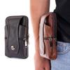 Portable PU Leather Vintage Waist Pack Multi-Function Buckle Belt Wallet Vintage Outdoor Sports Bag Belt Waist Bag Men Women