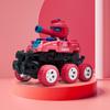1 Piece Gift For Boys Girls Collision Deformation Can Launch Tank Simulation Walking Six-Wheel Inertial Off-Road Vehicle Model