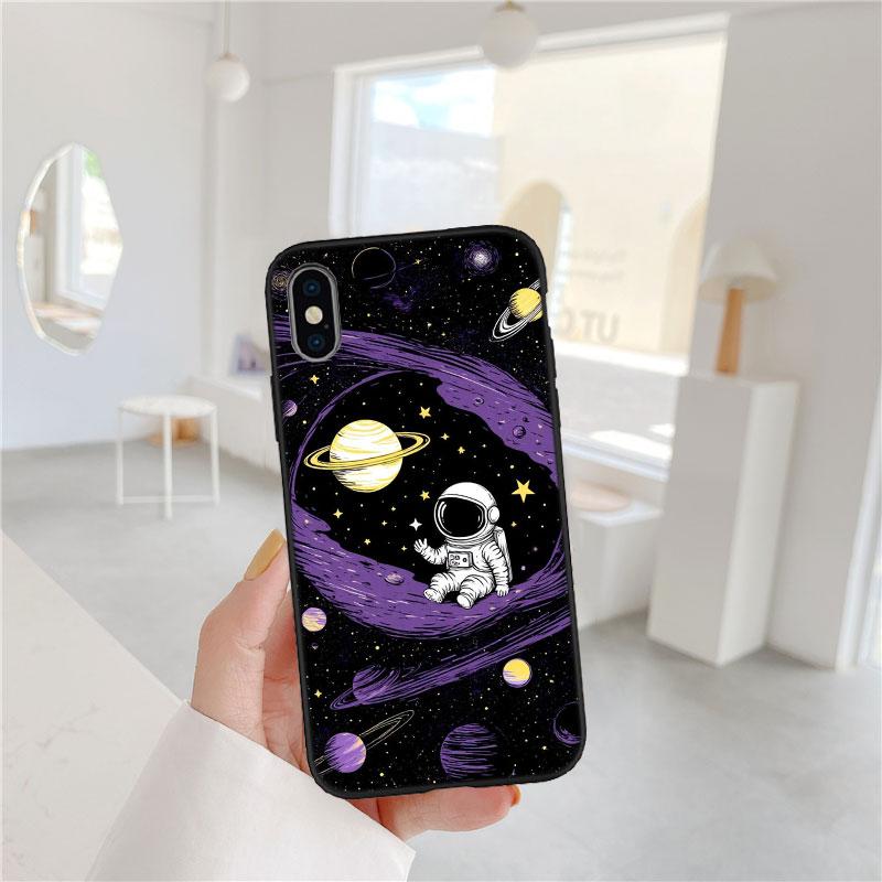 LO12 Astronaut Space Moon Case for Motorola Edge 60 60s 70 G86 G56 G54 E14 G04S G45 G54 G64 S30 S50 X30 X40 X50 Ultra Pro Power