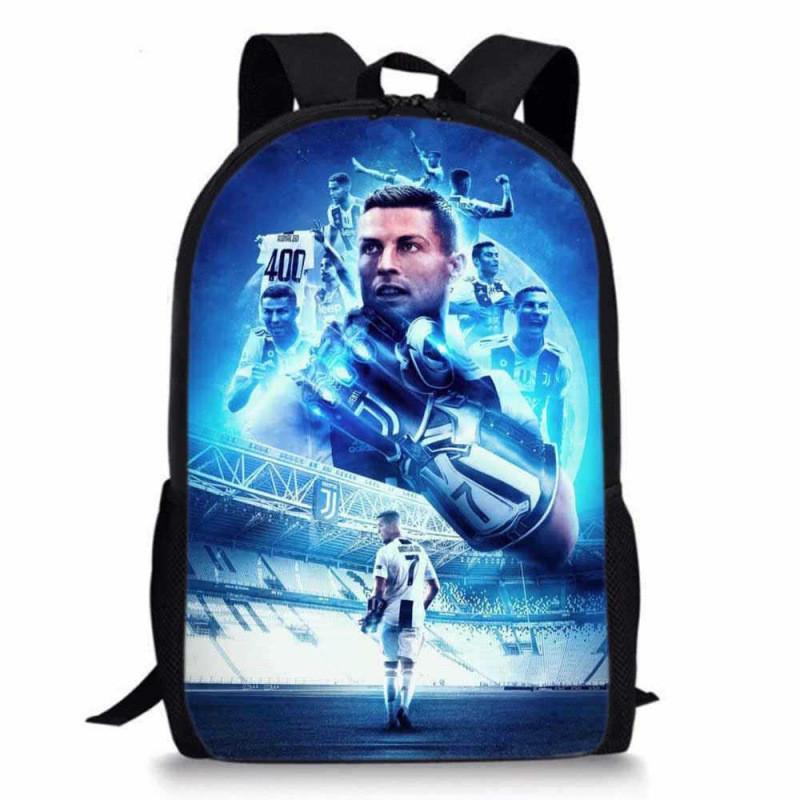 Cristiano Ronaldo Basketball Sports Backpack With Waterproof Polyester For Middle School Students