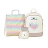 Hedges Kids Heart Quilted Backpack + New Pocket Set Ivory