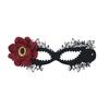 Black Flower Mask Charming Masquerade Eye Mask Princess Masquerade Mask Adjustable For Special Event Evening Event Costume