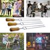 6pcs Stainless Steel U-Shaped Barbecue Brazing Fork Needle Grilling Skewers BBQ Tools