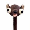 Yousheng Long Neck Animal Plush Keychain Soft Stuffed Dog Cat Frog Rat Pendant Plush Bags Backpacks Charm Birthday Gift for Animal Lovers