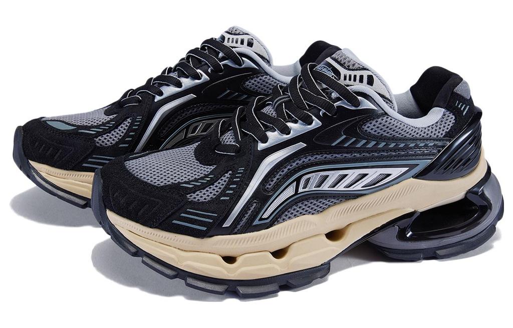 Li Ning Furious Rider BOW Slip Resistant Low top Running Shoes Men's Gray AZGT067-1