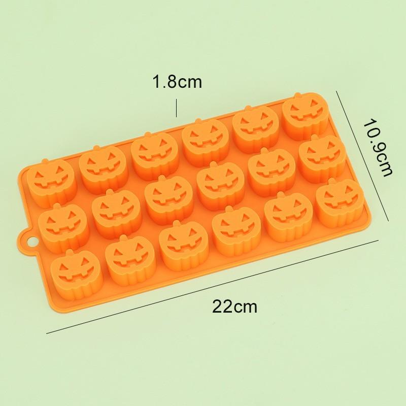 

Silicone Halloween Ghost Pumpkin Baking Mold Set Non-Stick Chocolate Jelly Fondant Cake Baking mold for Party Gift Handmade