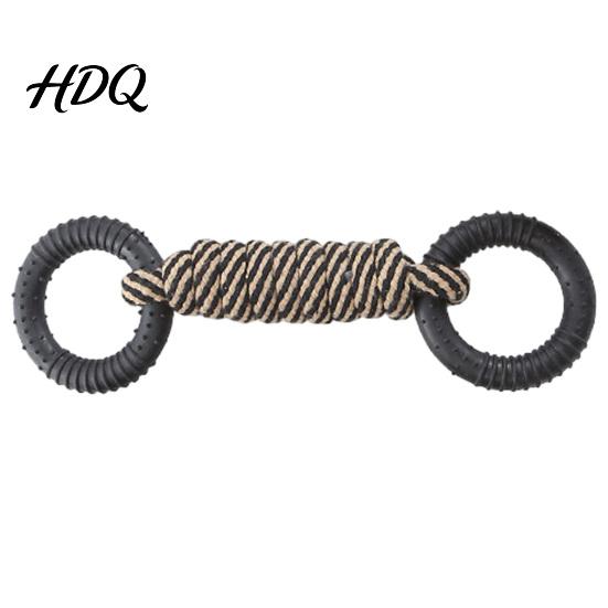 Tug of War Dog Toy Cotton Rope Toy Flying Disc Interactive Fetch