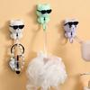 Sunglasses Cat Key Holder for Wall No Drill Adhesive Hook for Keys Hats Coats Towels Cartoon Cat Wall Organizer for Entryway Kitchen Bathroom