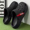 Summer Slippers Men Classic Hole Shoes Comfy Soft Sole Outdoor Indoor Men's  Garden Clogs Beach Shoes Slides
