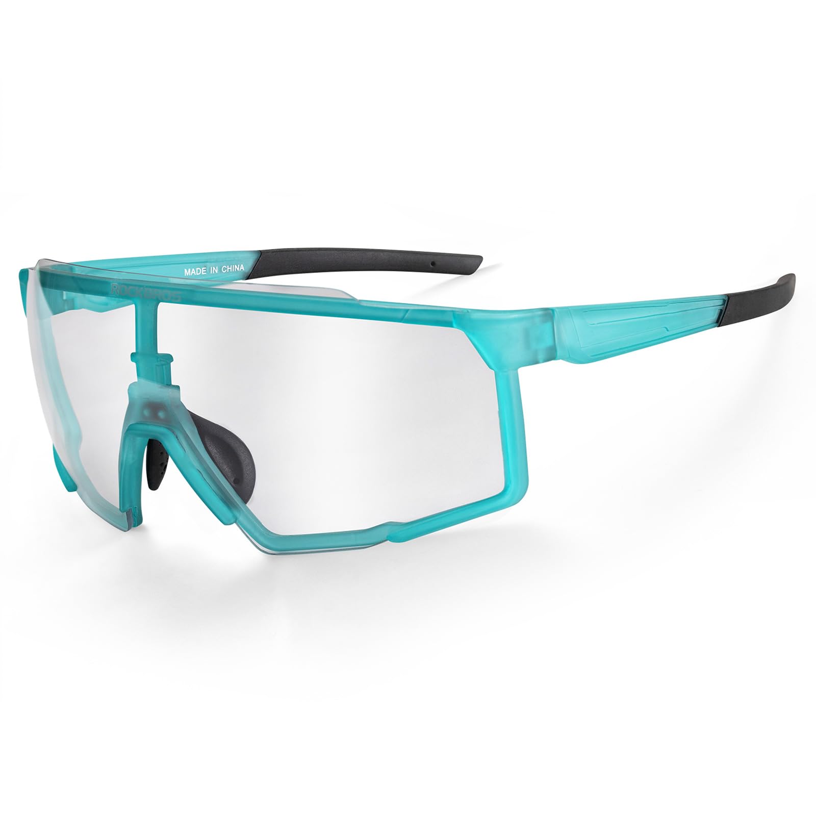

ROCKBROS Polarized Photochromic Sports Sunglasses for UV400 Clear Lenses for Road and Available for Men and Women Photochromic Cycling,