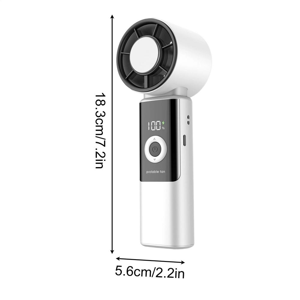 Portable Fan Rechargeable Folding Rechargeable Quiet Cooling Desk Cooling Small Handheld Fan For Indoor Outdoor Summer Travel