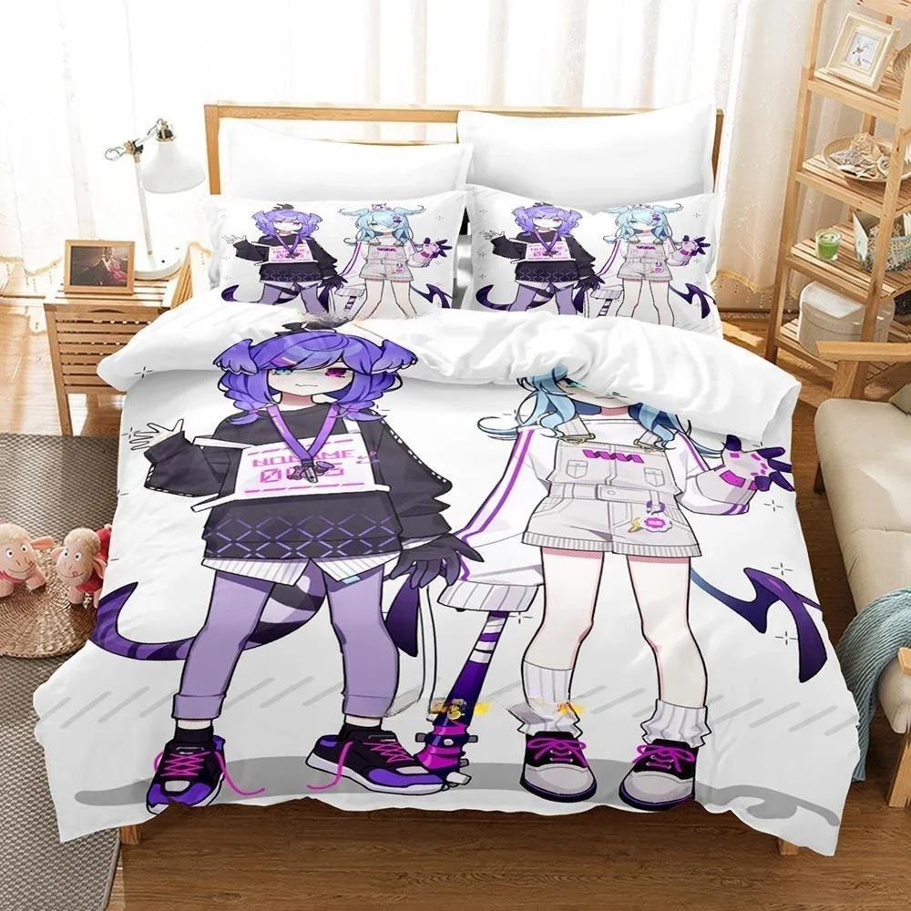 3D Print Anime Kawaii Girl Elira Pendora Bedding Set Single Twin Full Queen King Size Bed Set Adult Kid Bedroom Duvet Cover Sets