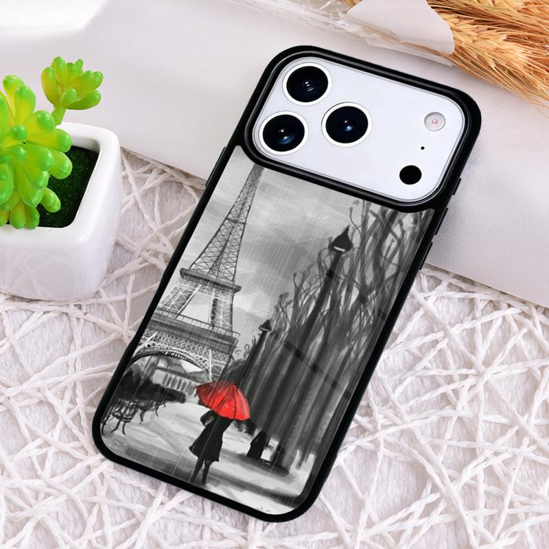 Eiffel Tower Paris Phone Case for iPhone 17 Air 16 15 11 12 14 13 Pro Max Shockproof Cover