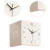 Corner Clock Versatile Display Decor Square Wall Mount for Office Home Patio