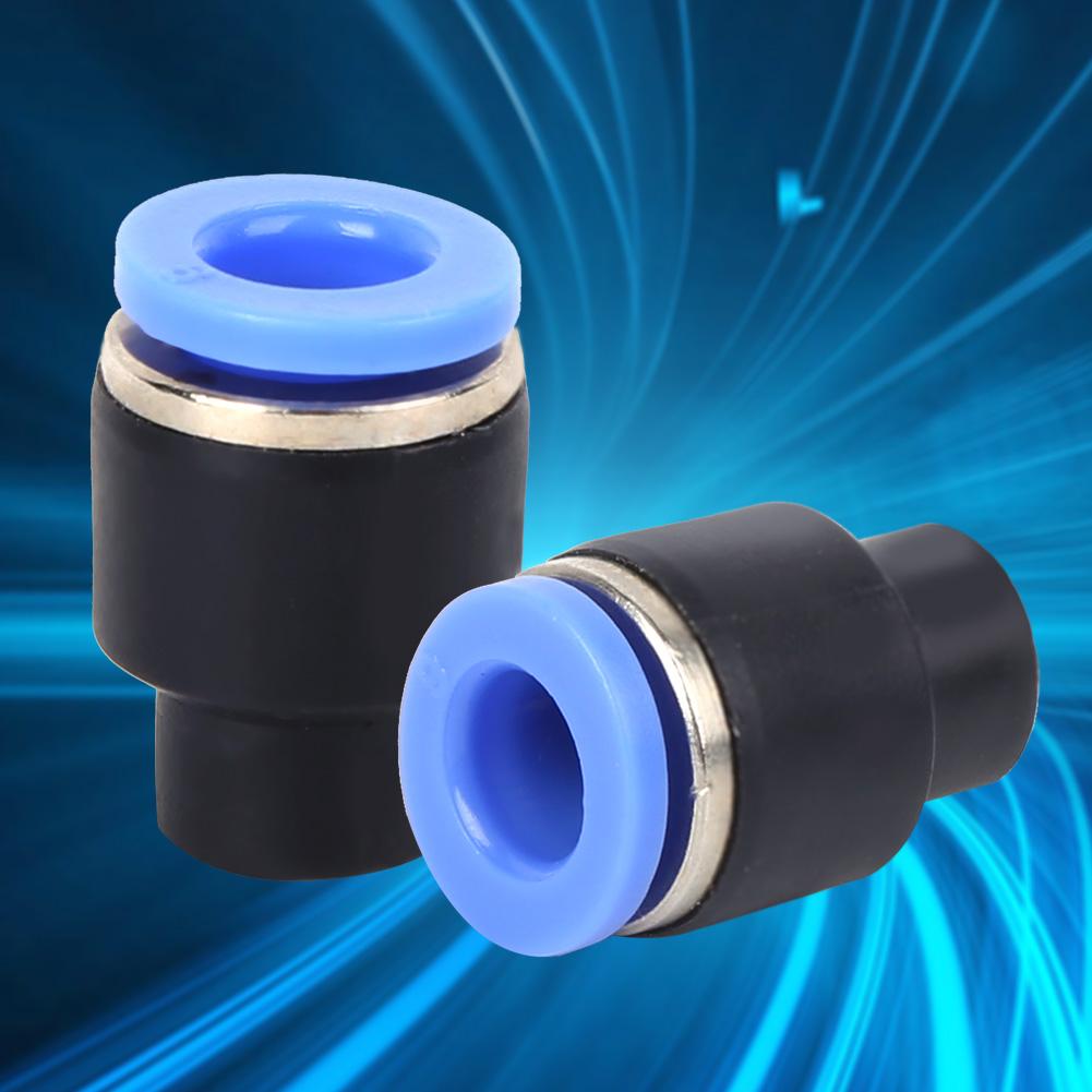 50 Stück Rohrstopfen Pneumatische Kappe Kunststoff Messing Schnellsteck PPF Ovaler Lösering Hotelgebrauch