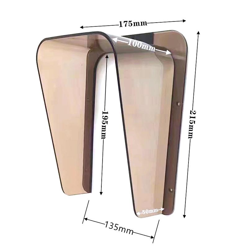 Rainproof Cover Waterproof Case Plastic Rain Protector Protection For Access Control Keypad Doorbell Card Reader Sun Shell